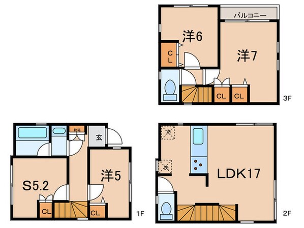 Kolet久地♯04の物件間取画像